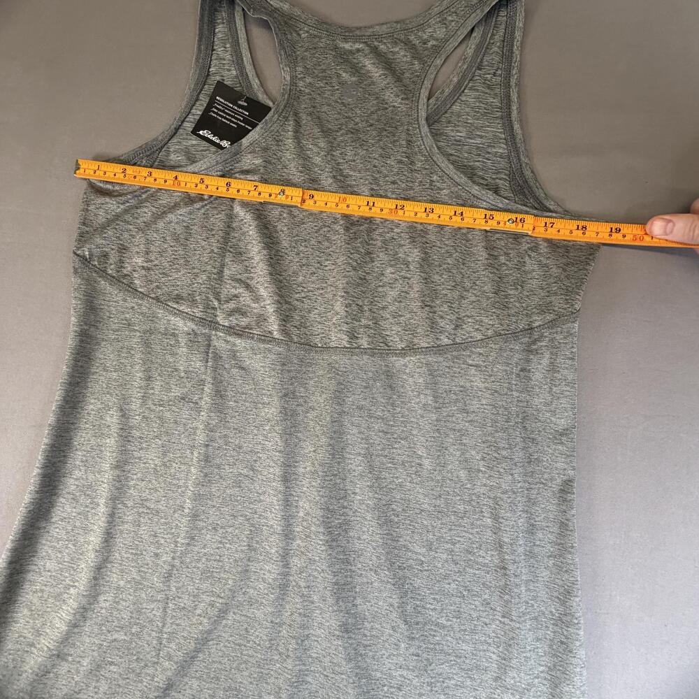 Eddie Bauer WR Resolution Tank Dress Womens M Gray FreeDry Stretch Athleisure - Picture 9 of 11